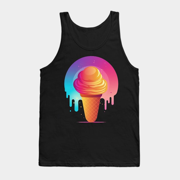 Ice cream rainbow Tank Top by gugacurado